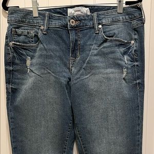 NEW with Tags - TORRID distressed denim crop jeans - Size 10 Short